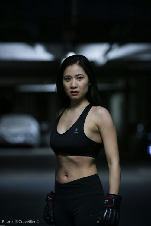comedienne asiatique genevieve doang - actrice chinoise arts martiaux kung fu boxe mma combat