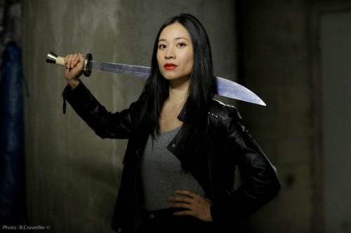 comedienne asiatique genevieve doang - actrice chinoise arts martiaux kung fu sabre Iron Fist Colleen Wing